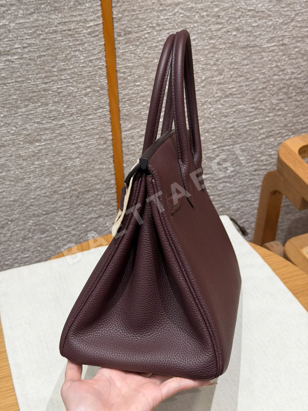 에르메스 버킨 30 새들레드 토고 가방 상세 이미지 3