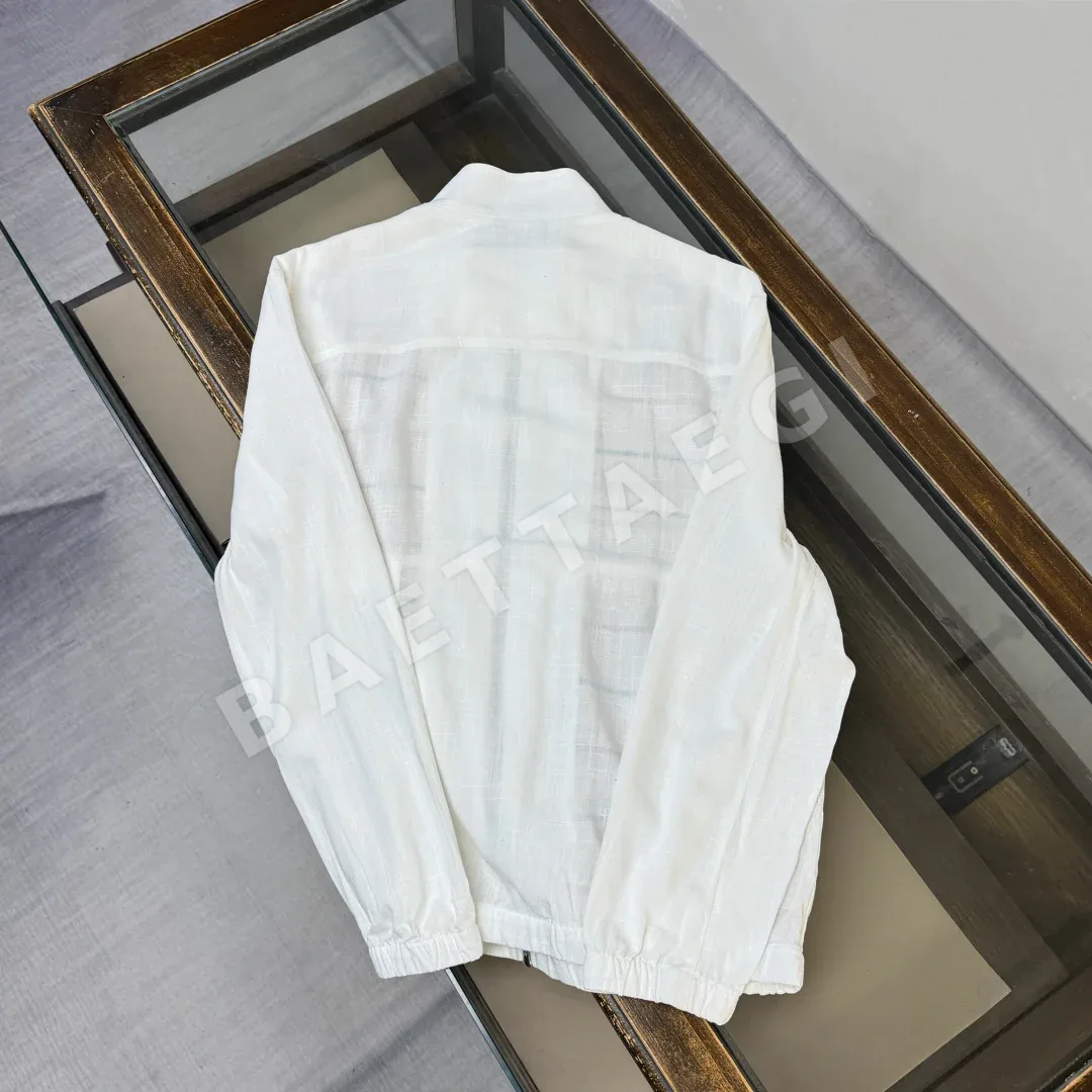 로로피아나 코튼 린넨 스탠드카라 남성 자켓 상세 이미지 10