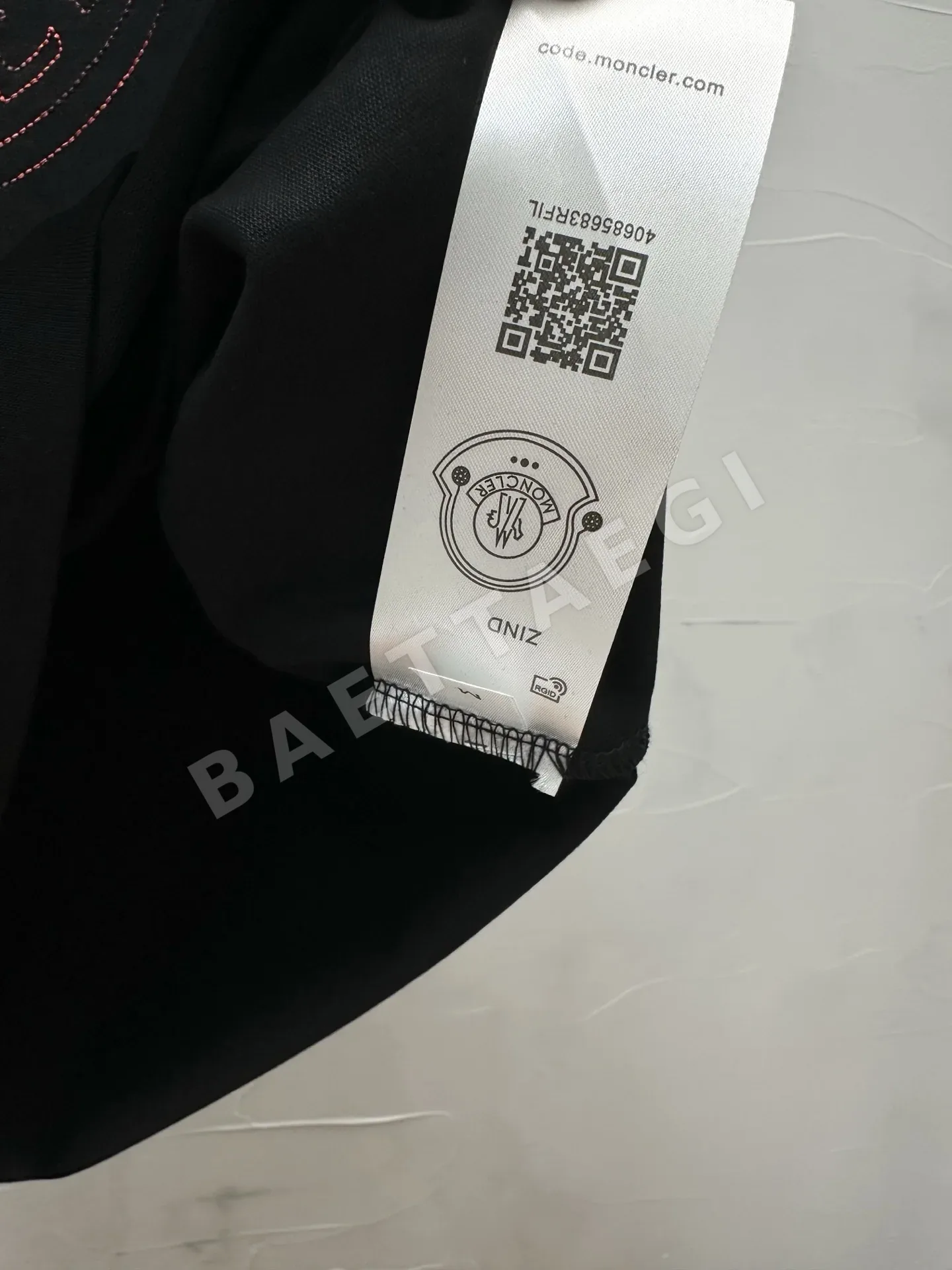 몽클레르 자수 반팔 티셔츠 상세 이미지 7