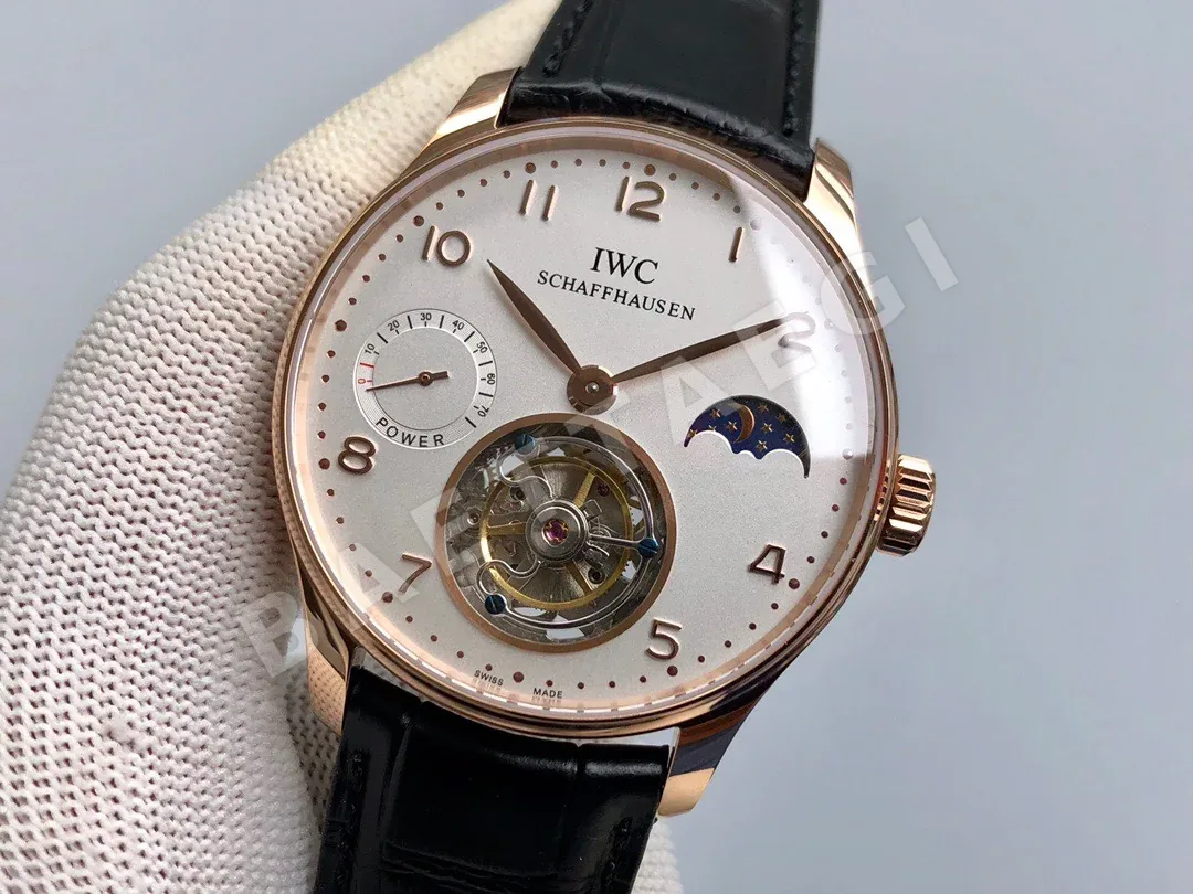 IWC 포르투기저 투르비용 문페이즈 파워리저브 시계 상세 이미지 3