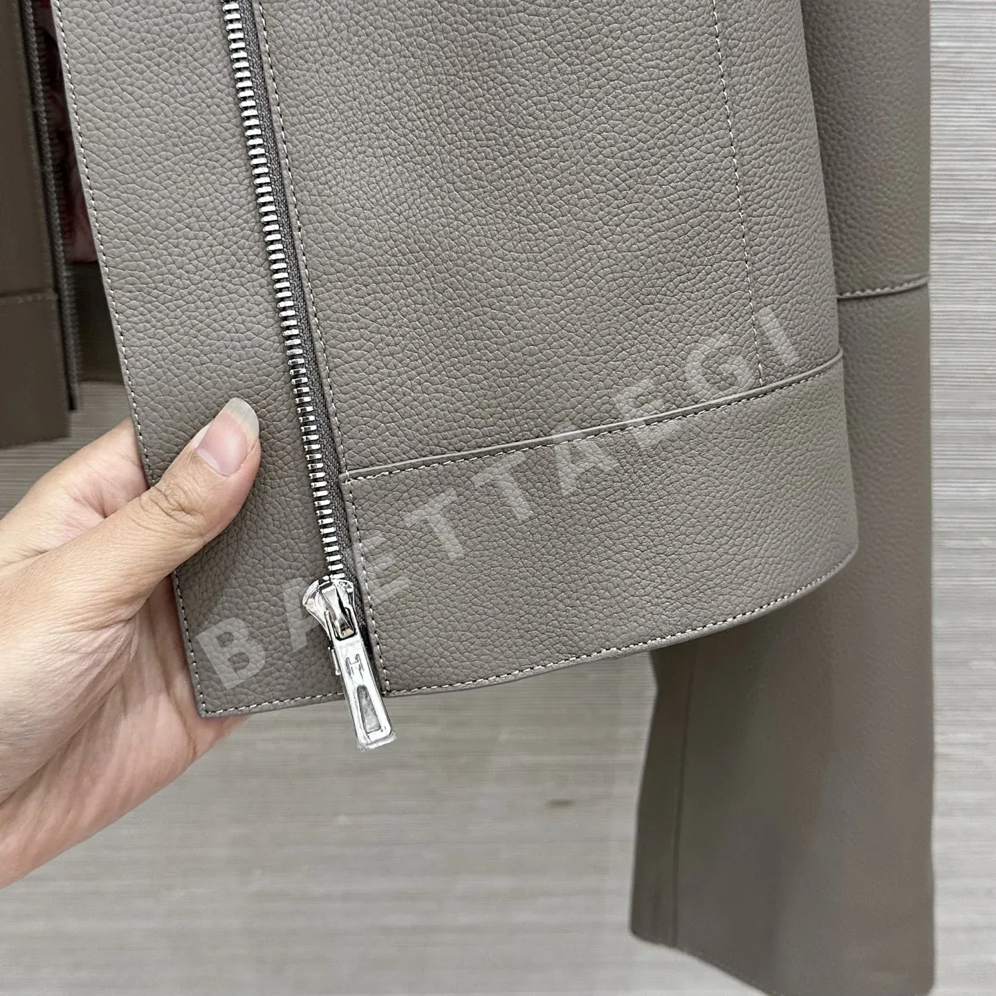 에르메스 램스킨 승마풍 여성 자켓 상세 이미지 8