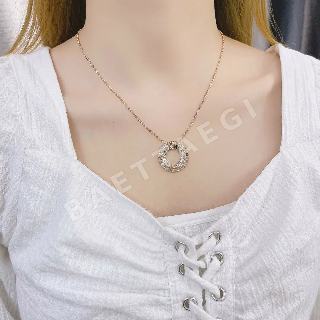 티파니 아틀라스X 로마 숫자 다이아몬드 목걸이 상세 이미지 4