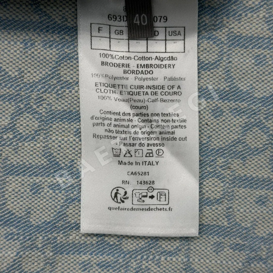 디올 오블리크 프린트 데님 자켓 상세 이미지 9