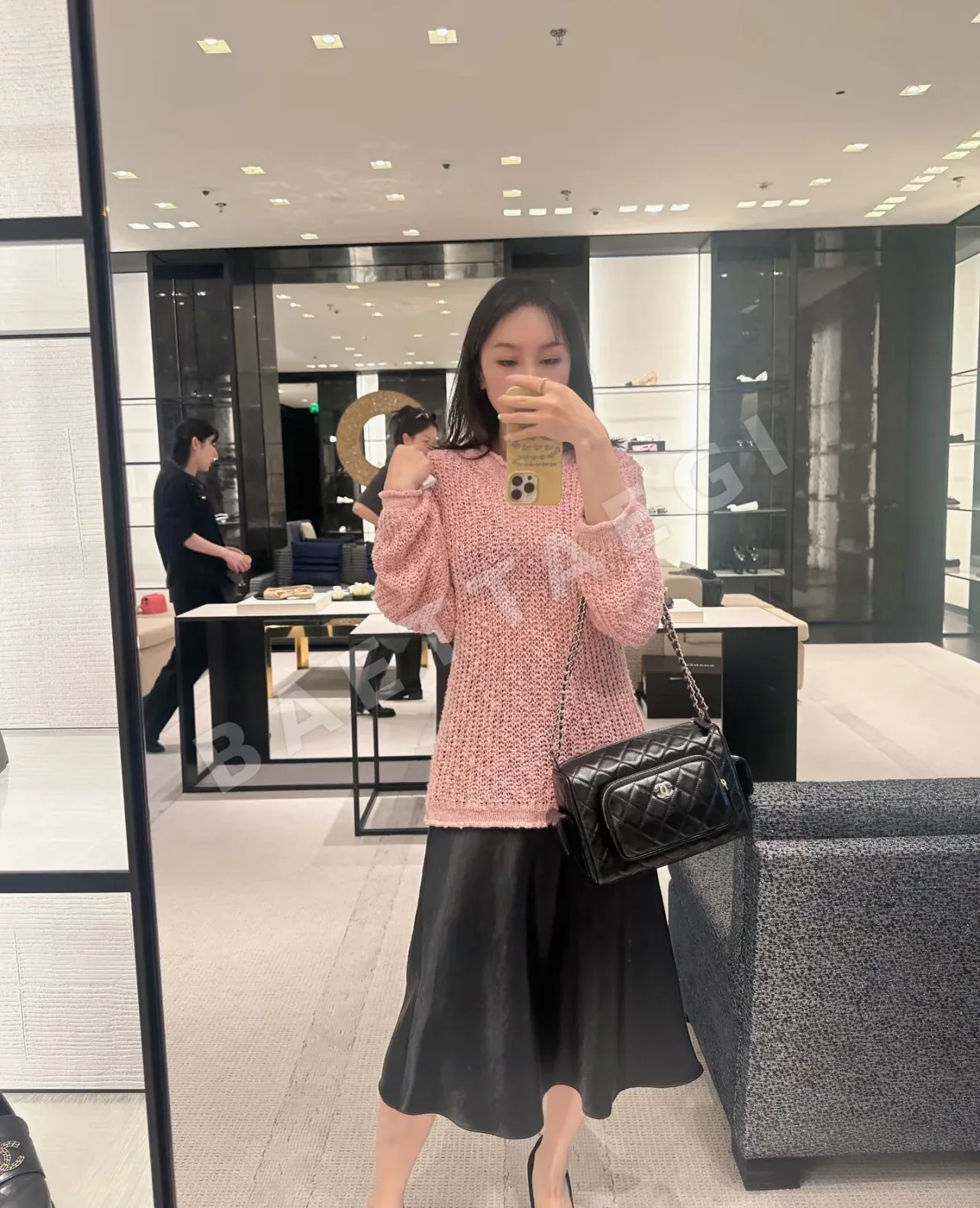 샤넬 24K 왁스램스킨 멀티 포켓 카메라백 미니 라지 가방 24K 상세 이미지 9