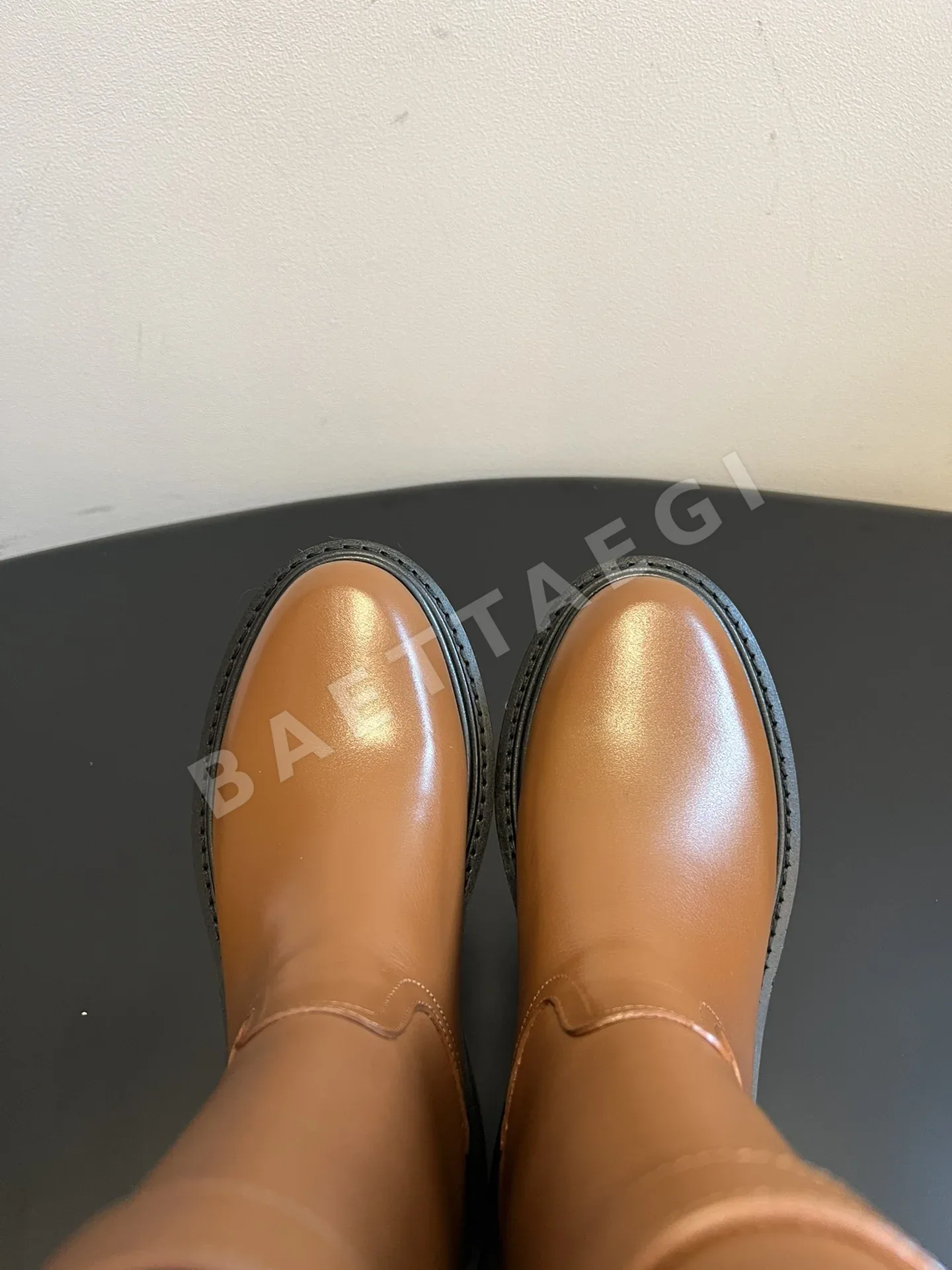 셀린느 레트로 플랫 하이 컴뱃 부츠 8950 상세 이미지 6