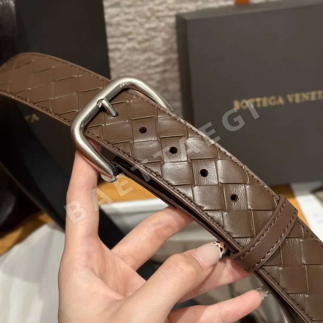 보테가베네타 인트레차토 우븐 소가죽 벨트 40MM 상세 이미지 6