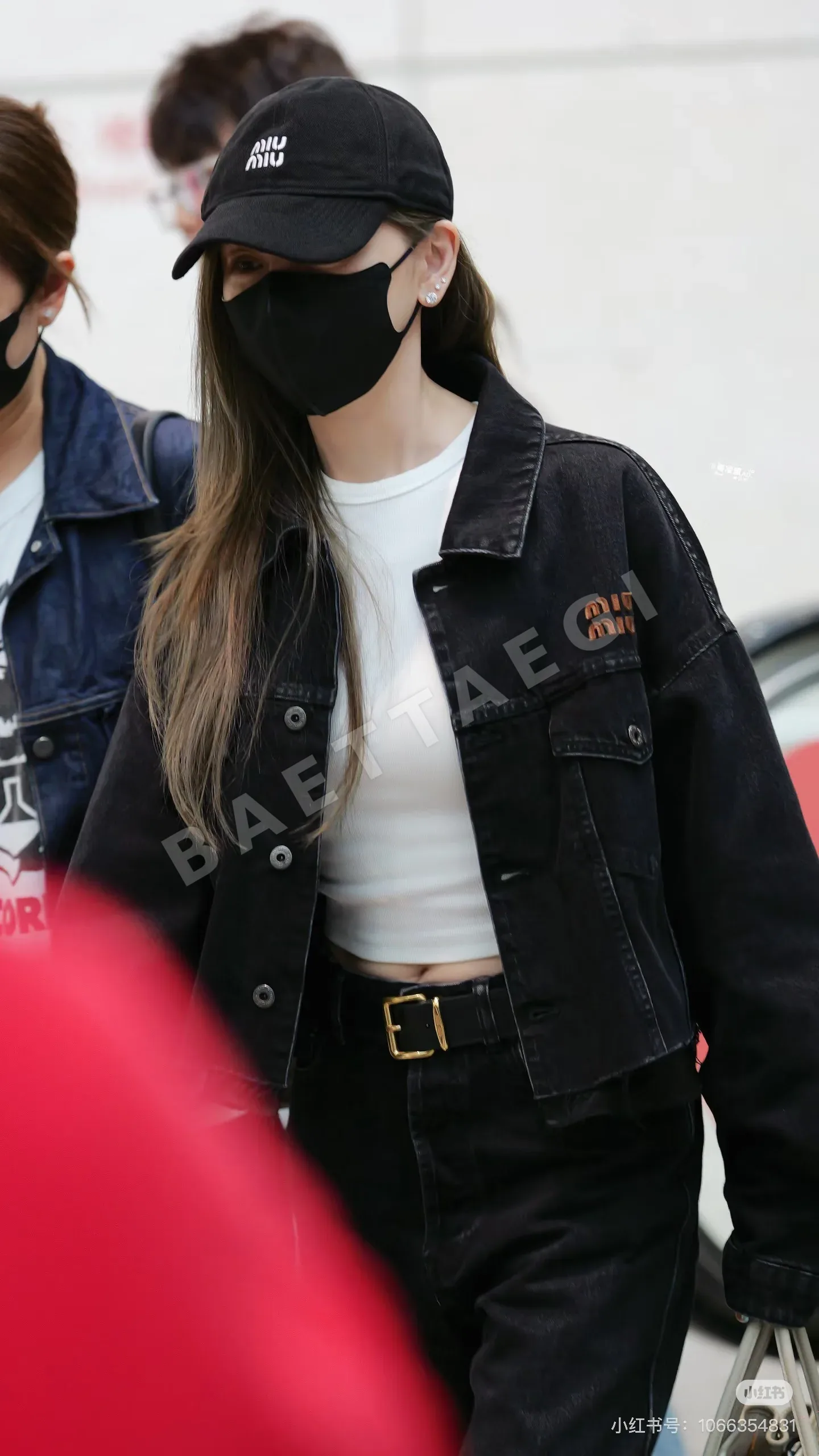 미우미우 패치워크 크롭 데님 자켓