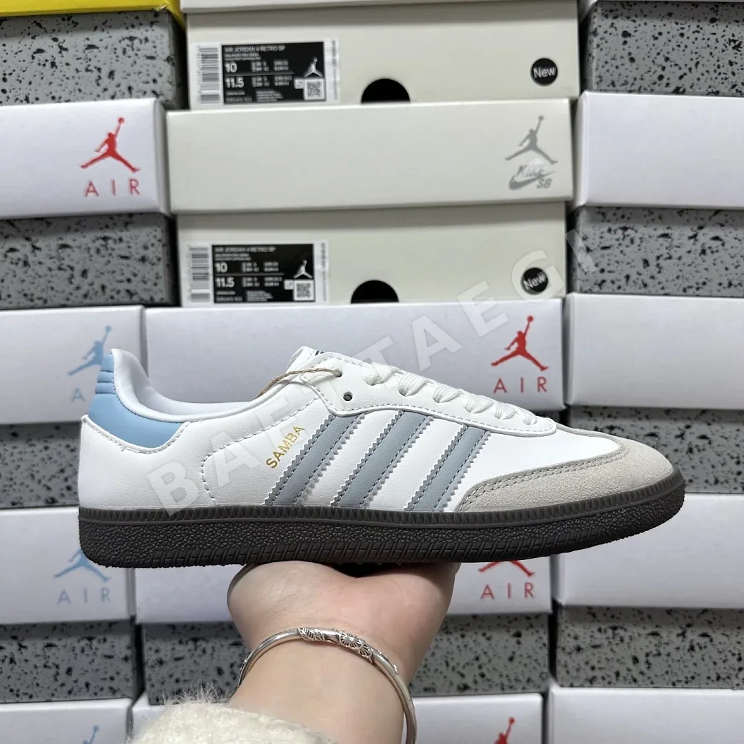 아디다스 [WZ] 삼바 OG ID2055 200692 Adidas Samba OG White Halo Blue 상세 이미지 4