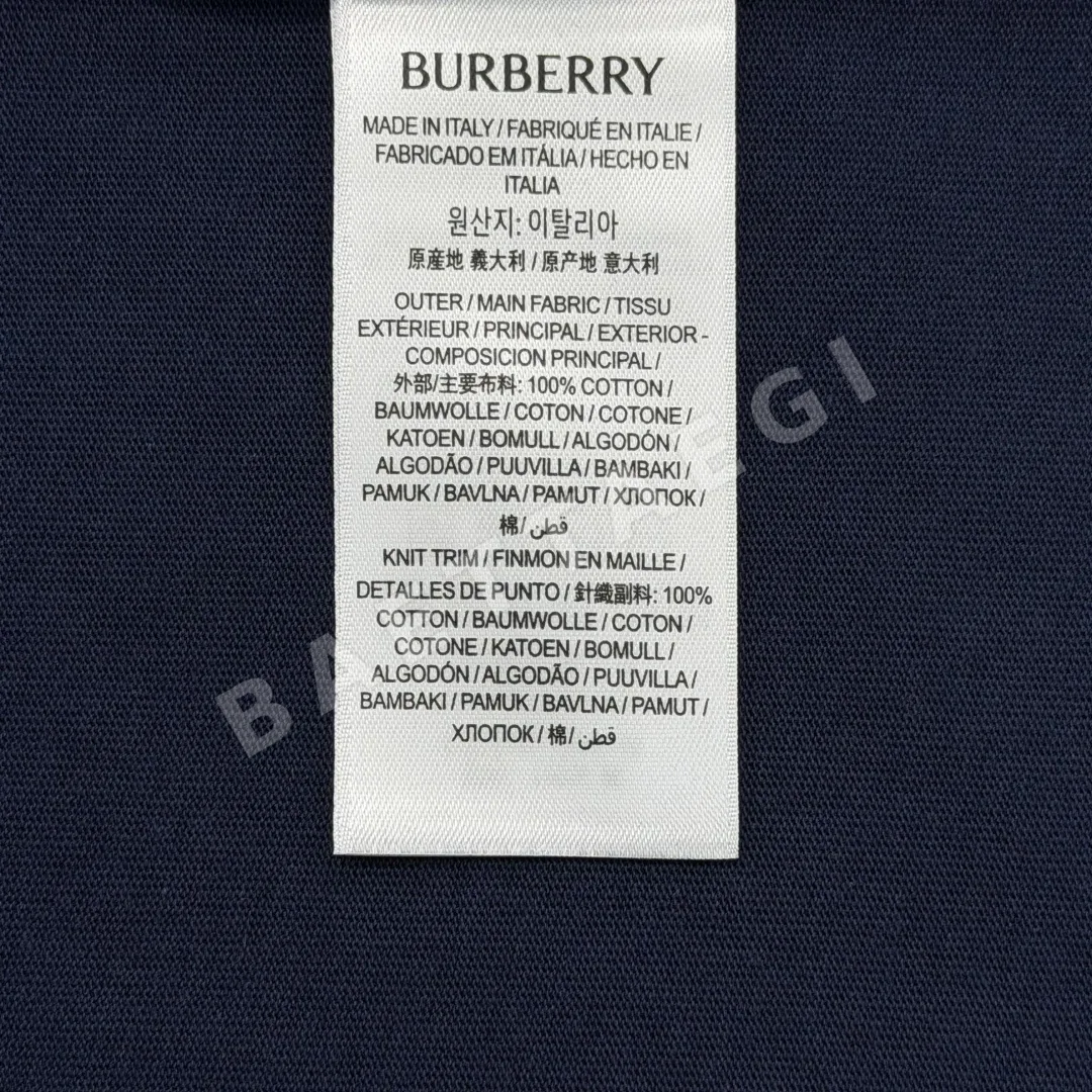 버버리 승마 라이더 자수 코튼 반팔 티셔츠 상세 이미지 9