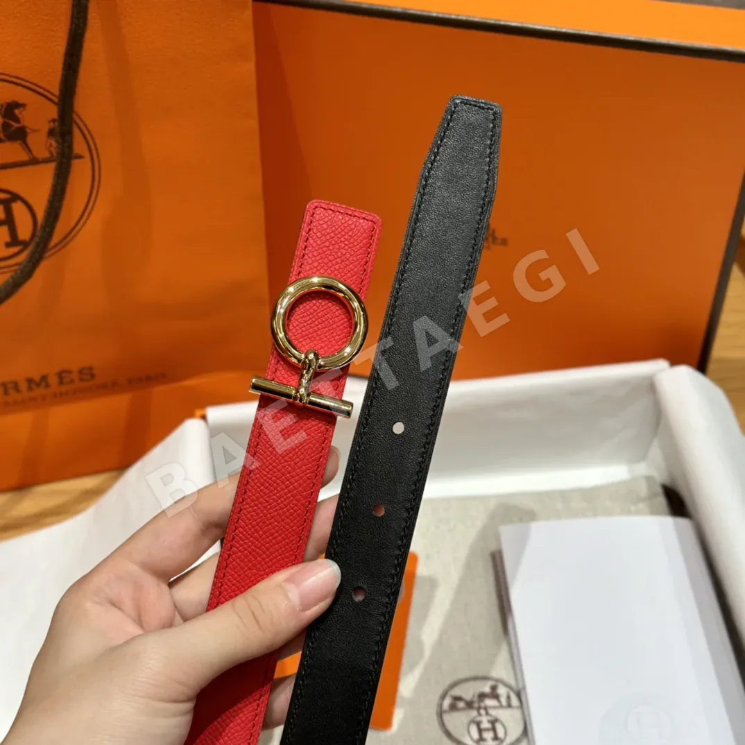 에르메스 팔라듐 버클 스위프트 가죽 벨트 상세 이미지 4