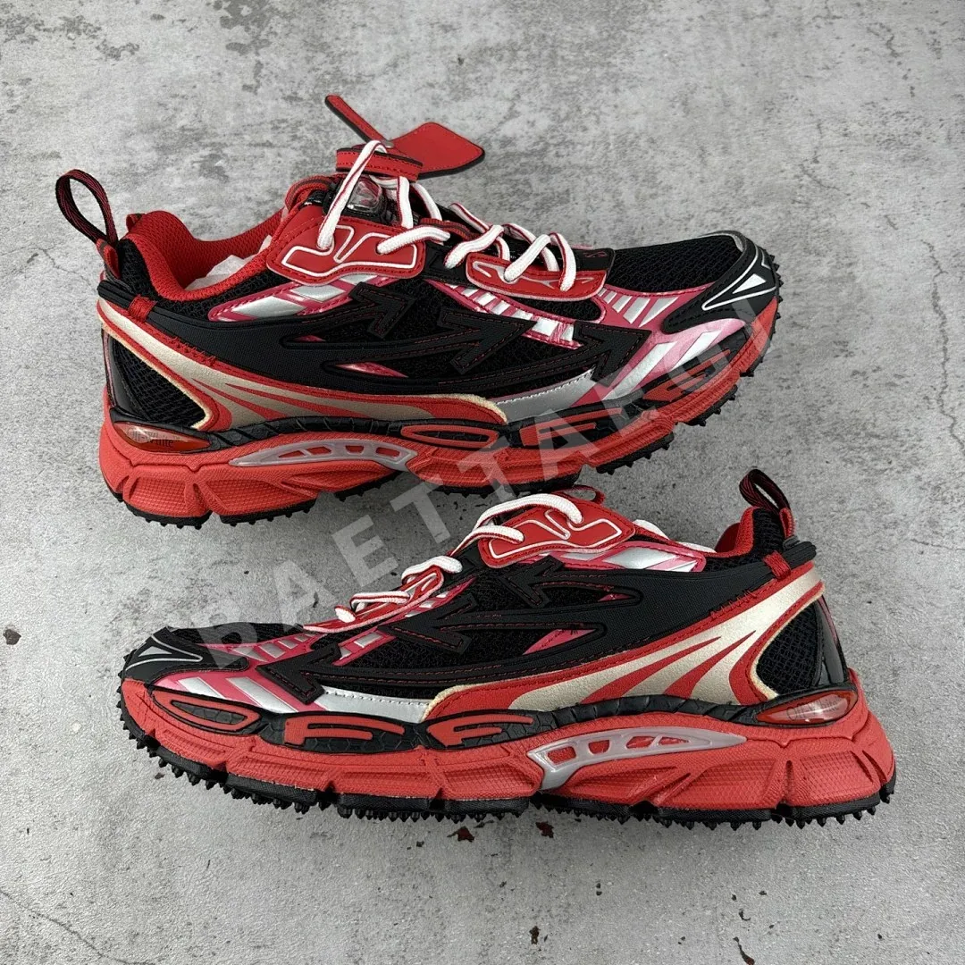 오프화이트 비 라이트 백 202395 Off White Be Right Back Black Red 상세 이미지 5
