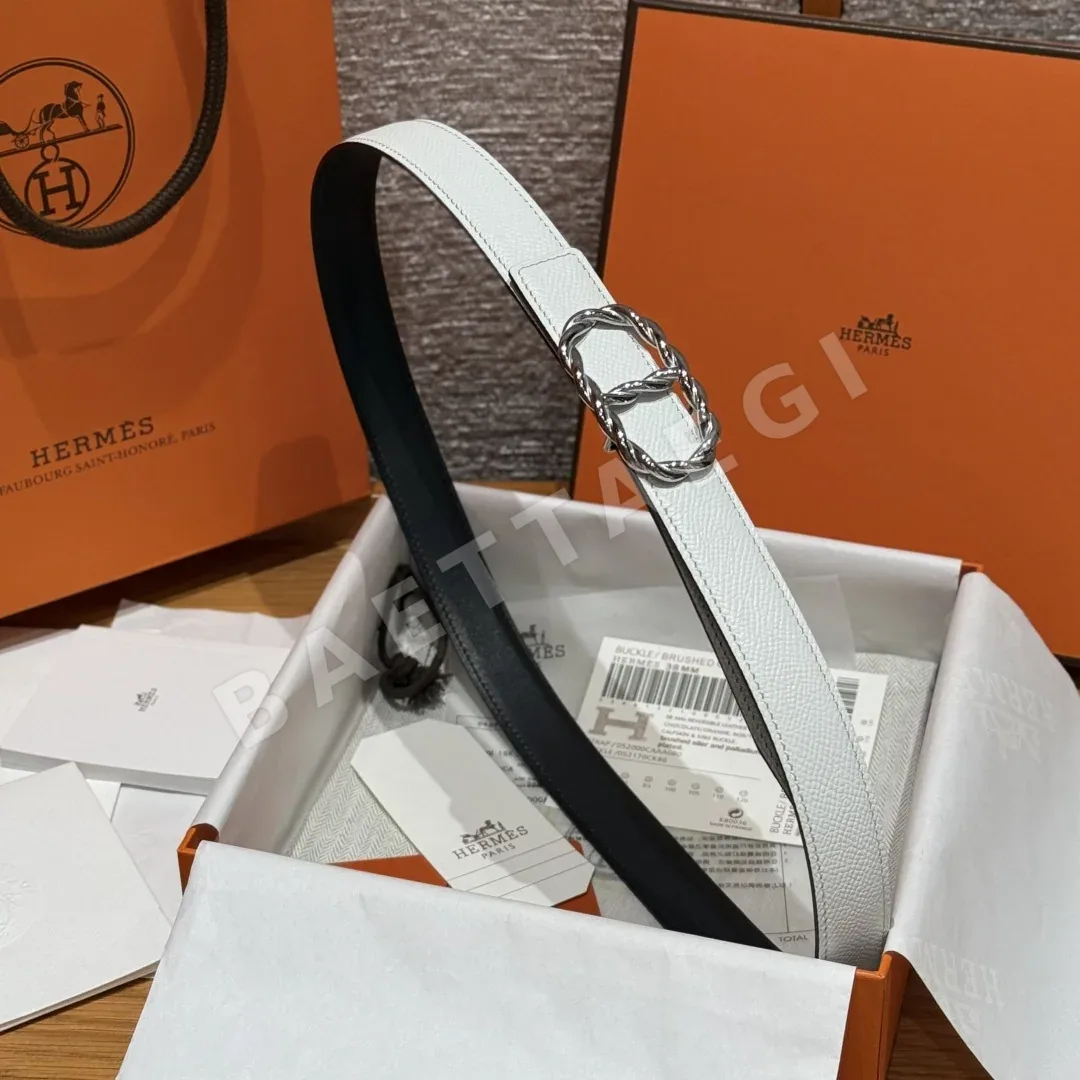 에르메스 마이용 토르소드 양면 가죽 벨트 상세 이미지 3