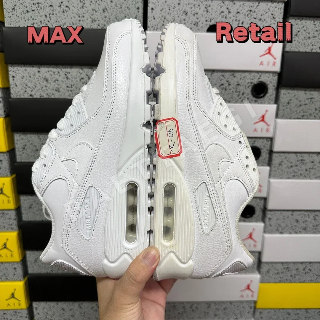 나이키 [MAX] 에어 맥스 90 CZ5594-100 201057 Nike Air Max 90 Leather Triple White 상세 이미지 8