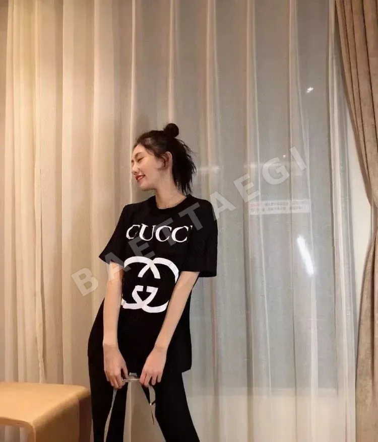 구찌 인터로킹 더블 G 오버사이즈 반팔 셔츠 상세 이미지 6