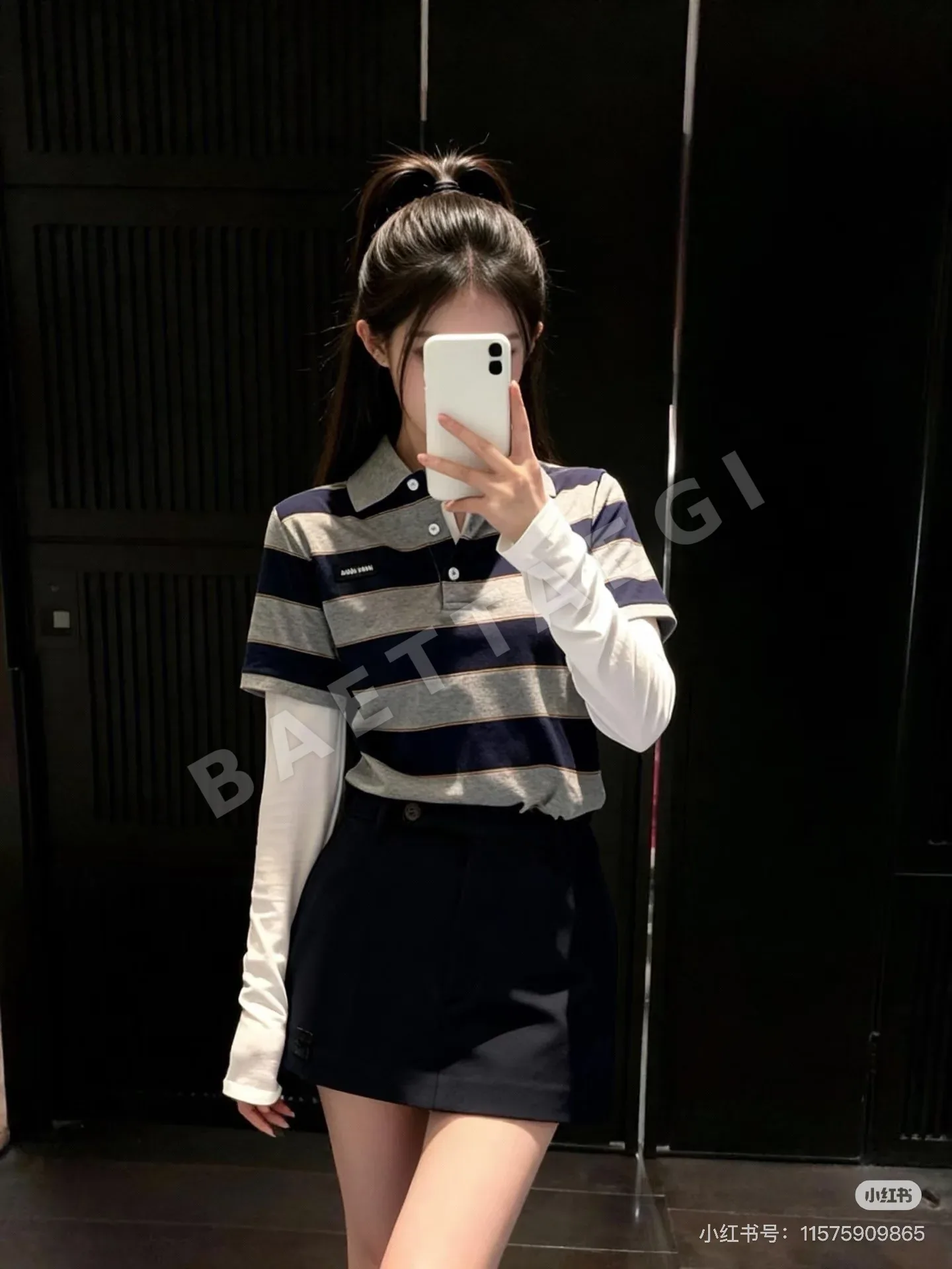 미우미우 여성 반팔 상세 이미지 3