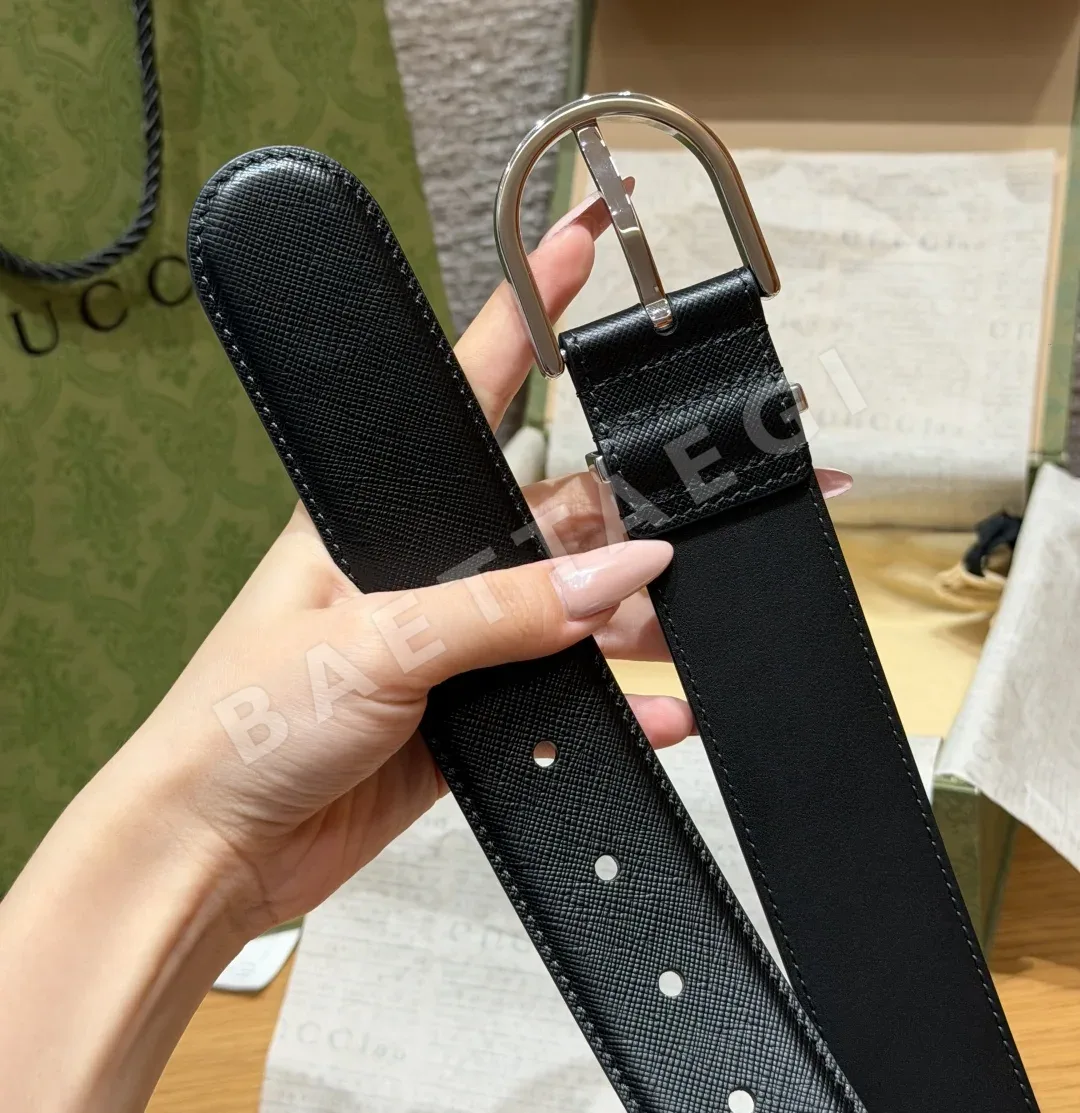 구찌 빈티지 가죽 로고 핀 버클 벨트 상세 이미지 5