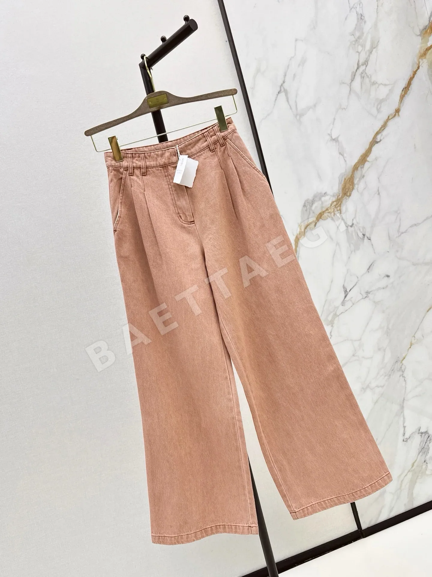 브루넬로쿠치넬리 워시드 데님 여성 바지 상세 이미지 2