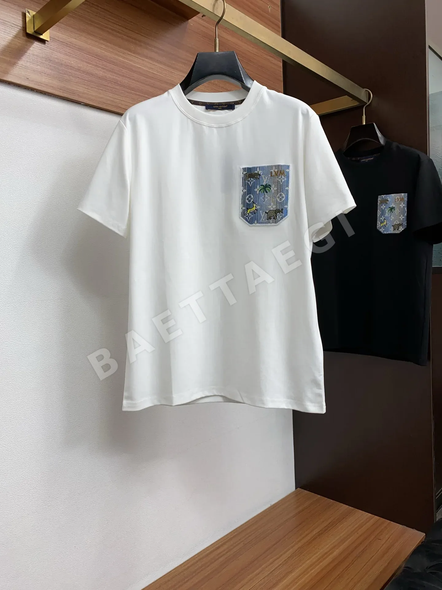 루이비통 마르세리제 코튼 반팔 티셔츠 132988