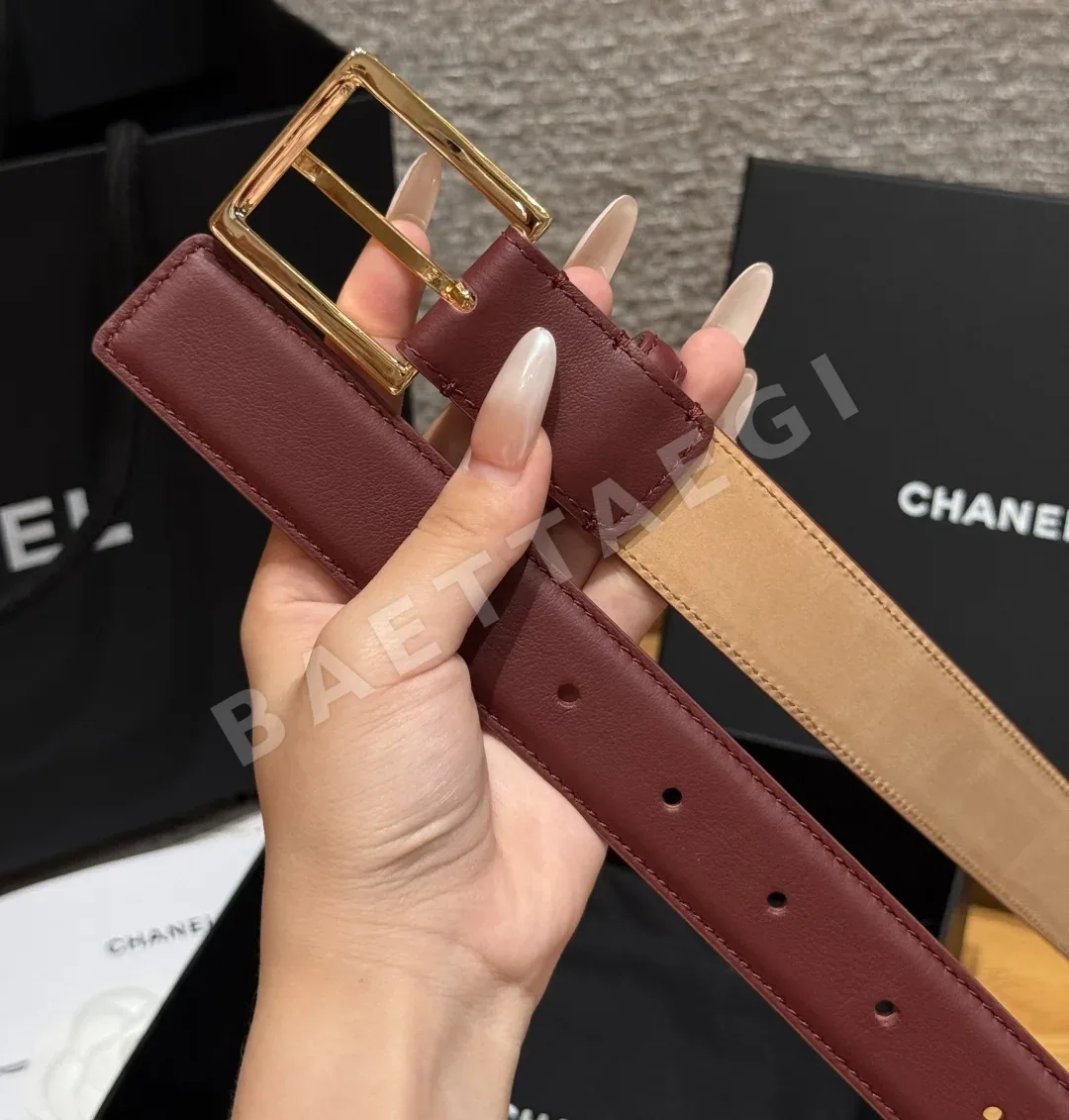 샤넬 레더 30mm 벨트 상세 이미지 5