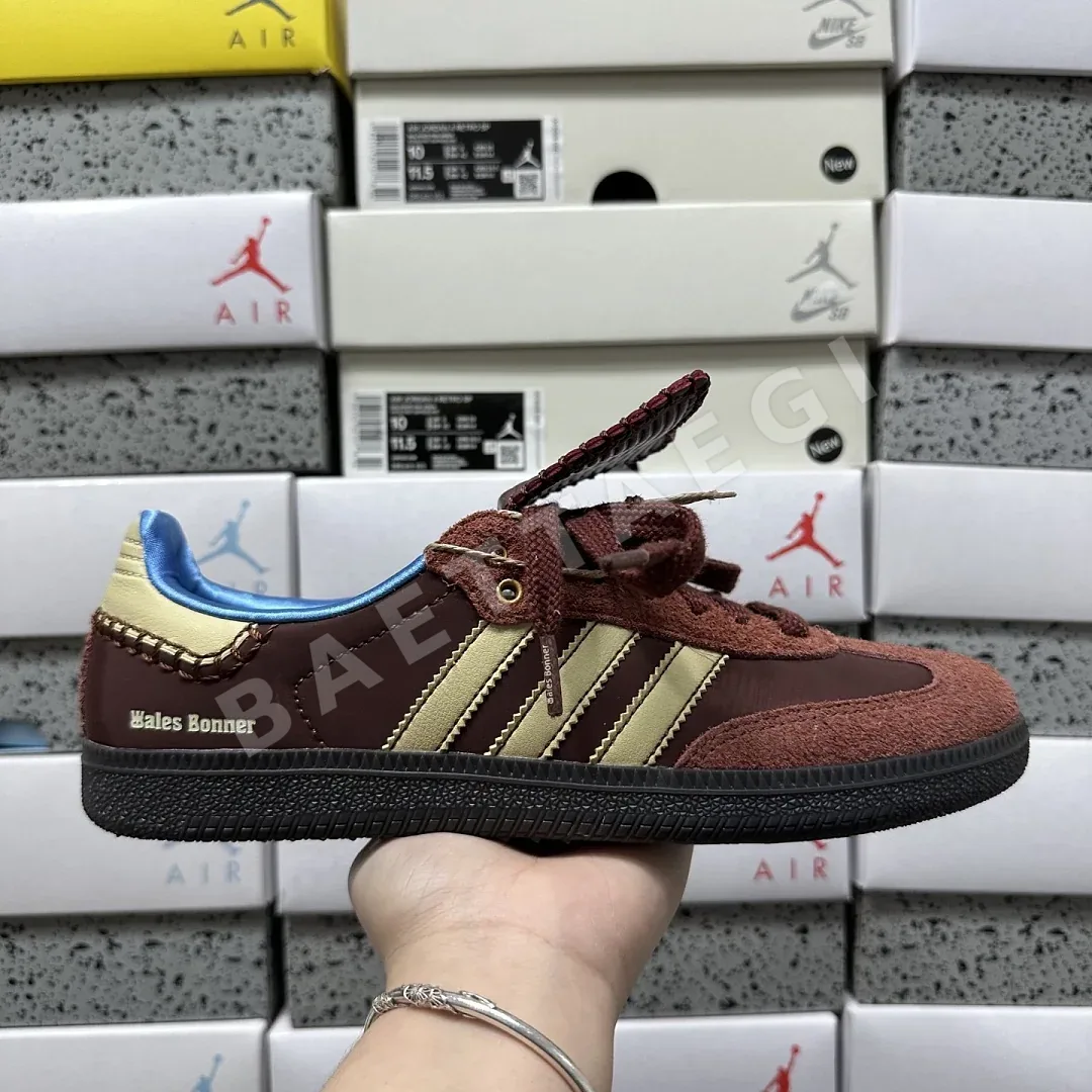 아디다스 [GOD] 삼바 나일론 IE0579 200820 Adidas Samba Nylon Wales Bonner Fox Brown 상세 이미지 6