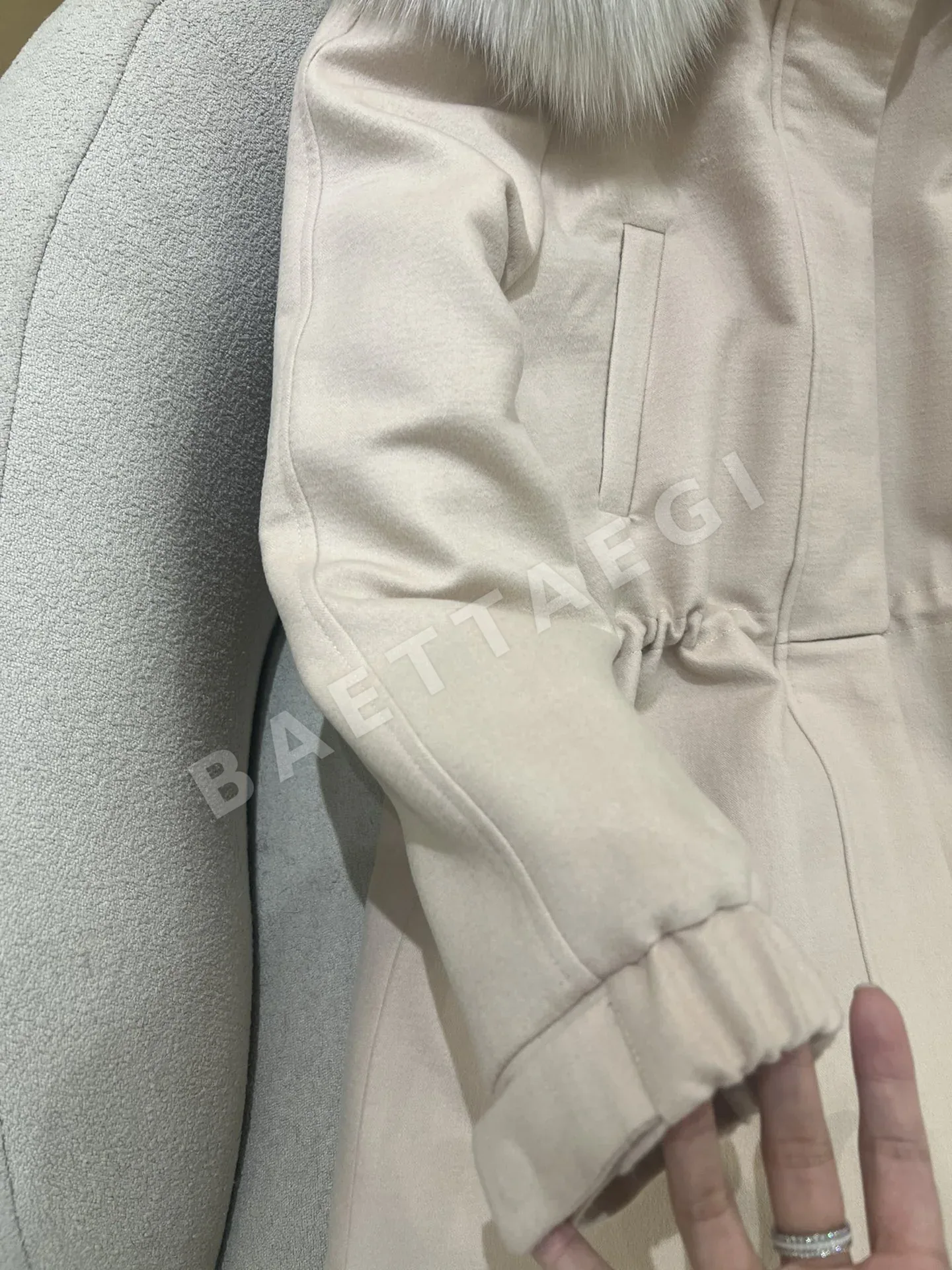 로로피아나 울 캐시미어 롱 스키 자켓 상세 이미지 3
