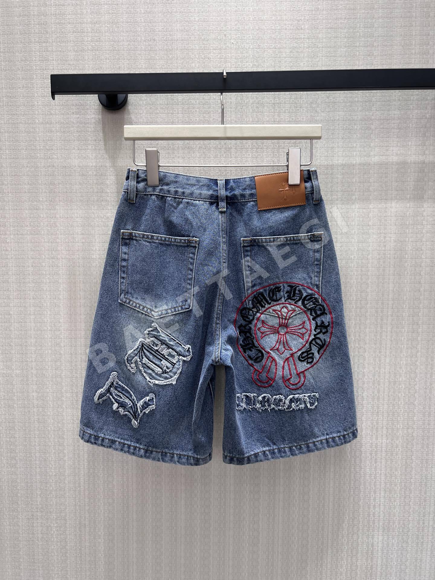 크롬하츠 워시드 블루 데님 여성 바지 상세 이미지 7