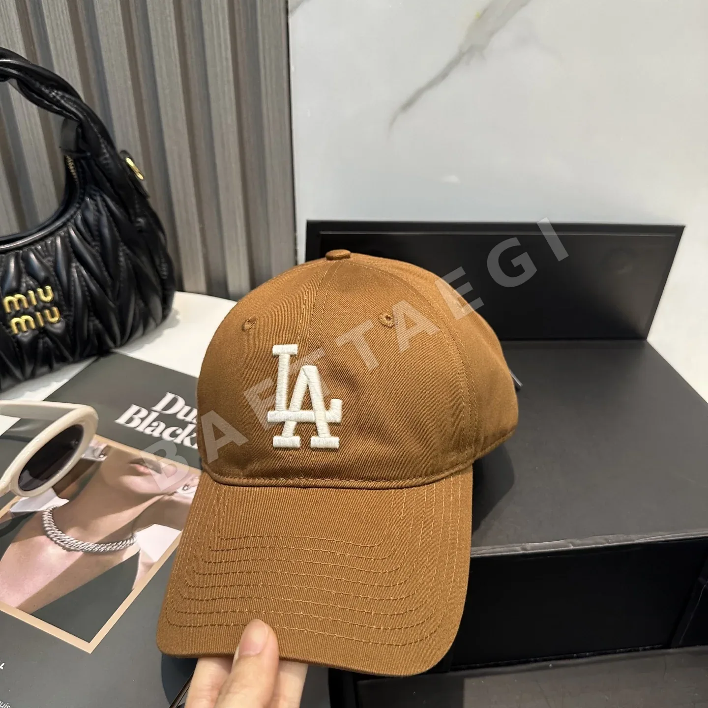 MLB 3D 자수 레트로 베이스볼캡 상세 이미지 2