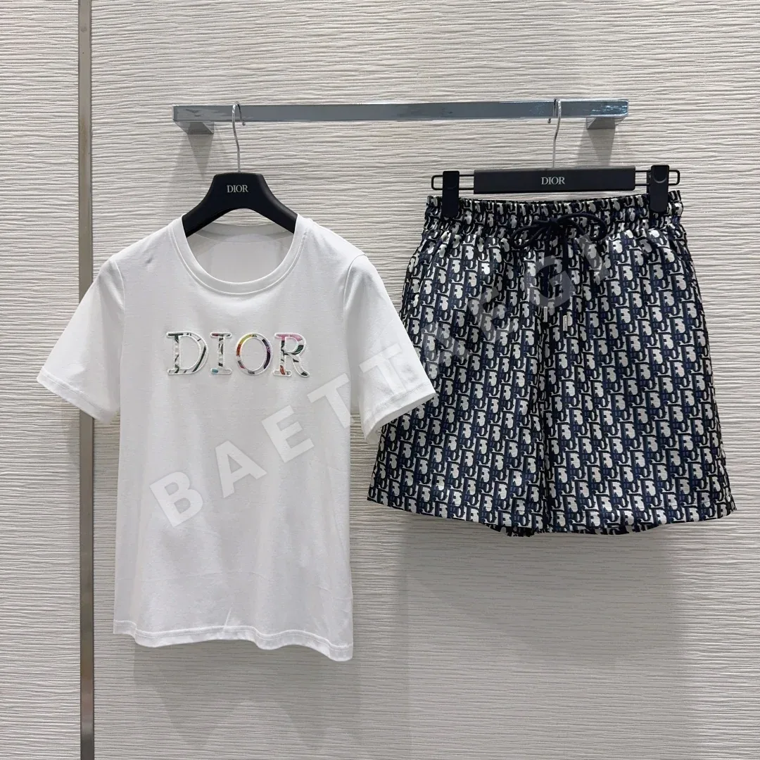 디올 반바지 세트 여성 바지