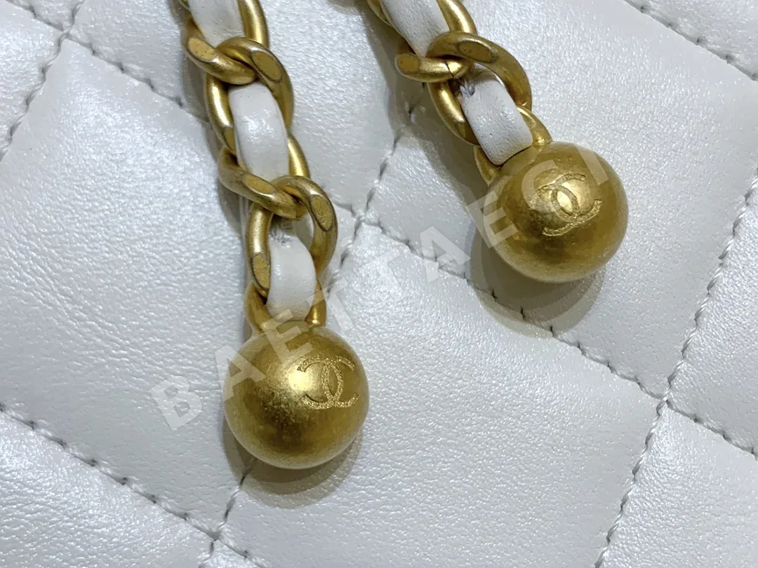 샤넬 메티에 다르 더블 골드 비즈 체인 가방 AP2649 상세 이미지 9