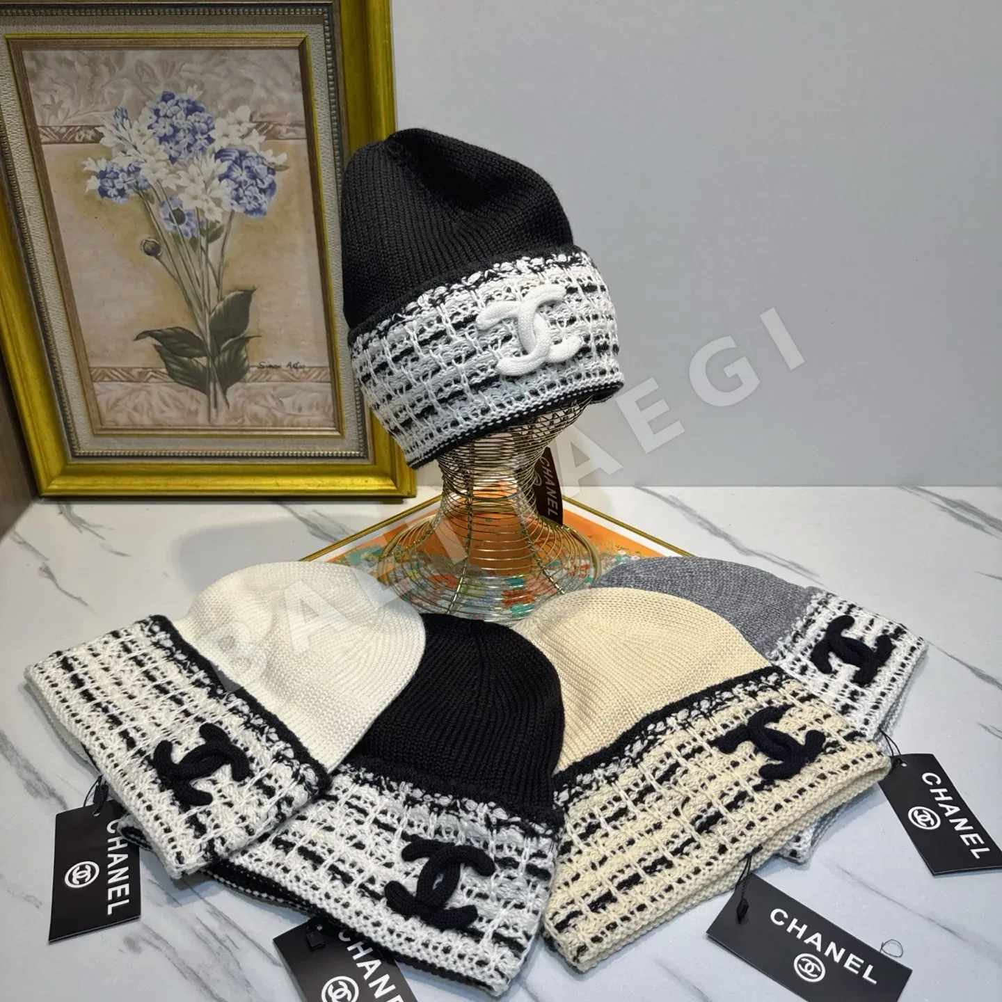 샤넬 울 캡 상세 이미지 5