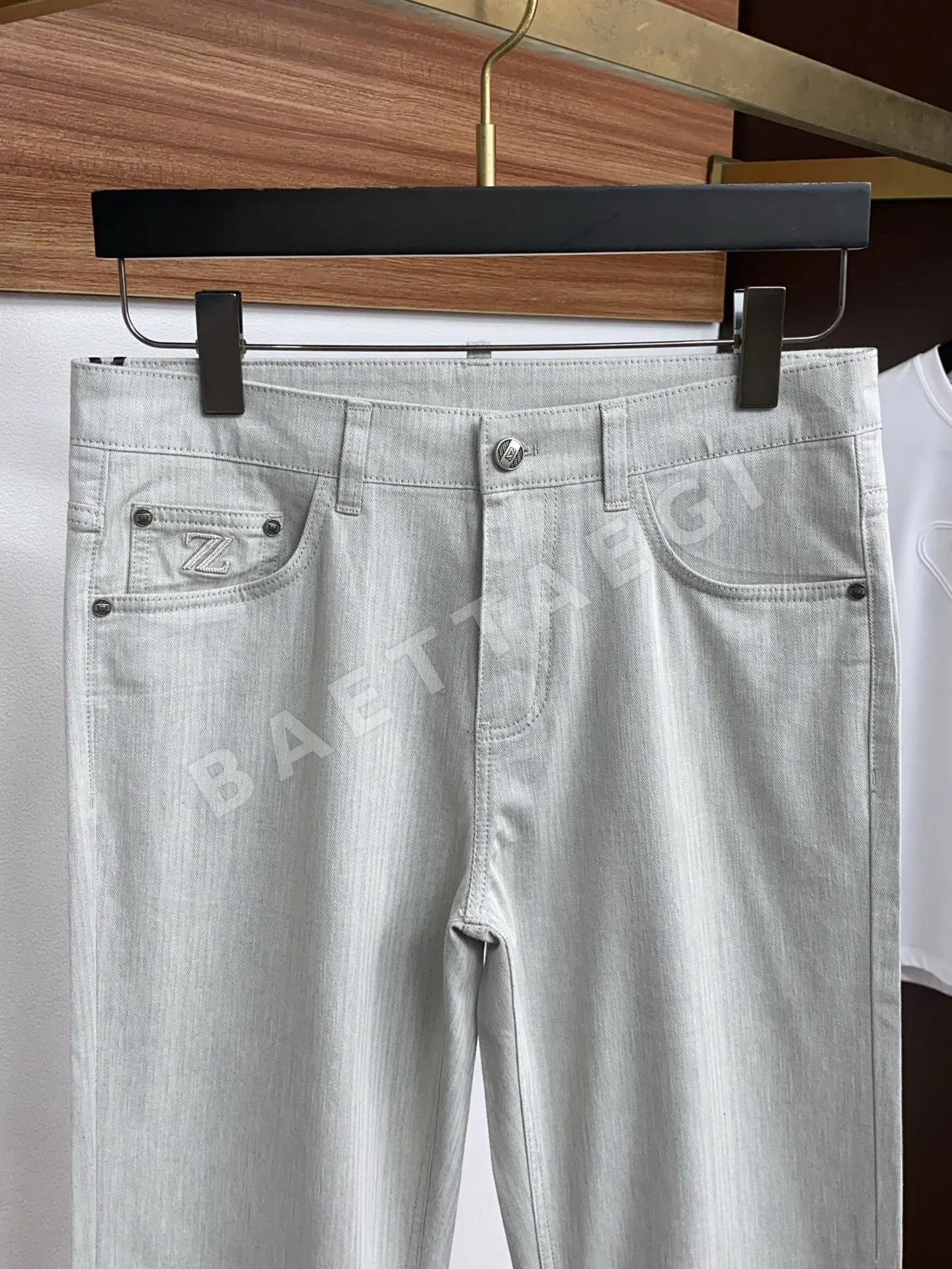 제냐 남성 데님 바지 상세 이미지 3