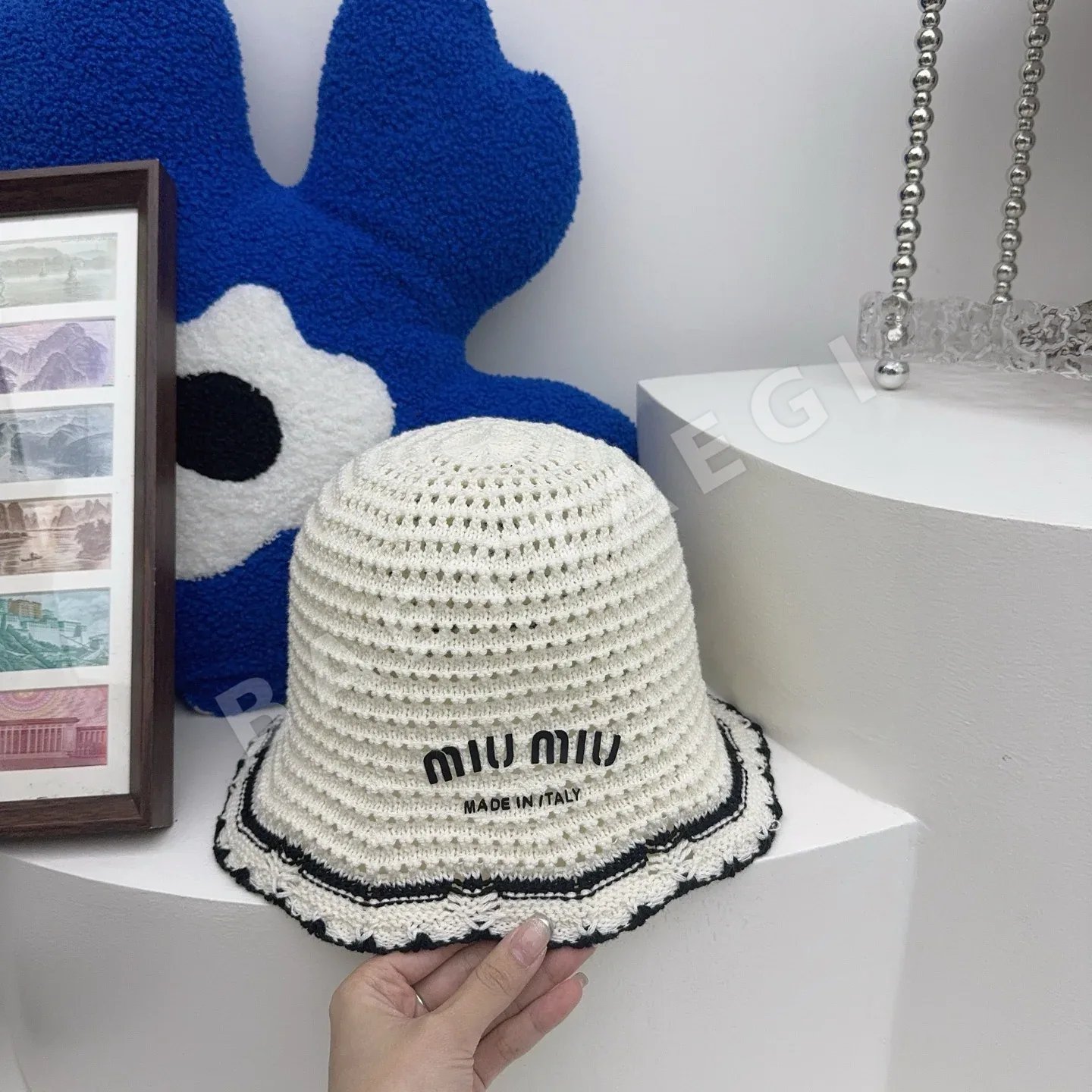 미우미우 모자 80962 Miu Miu Cap 상세 이미지 3