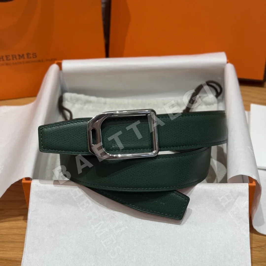 에르메스 조키 양면 앱송 가죽 벨트 175527