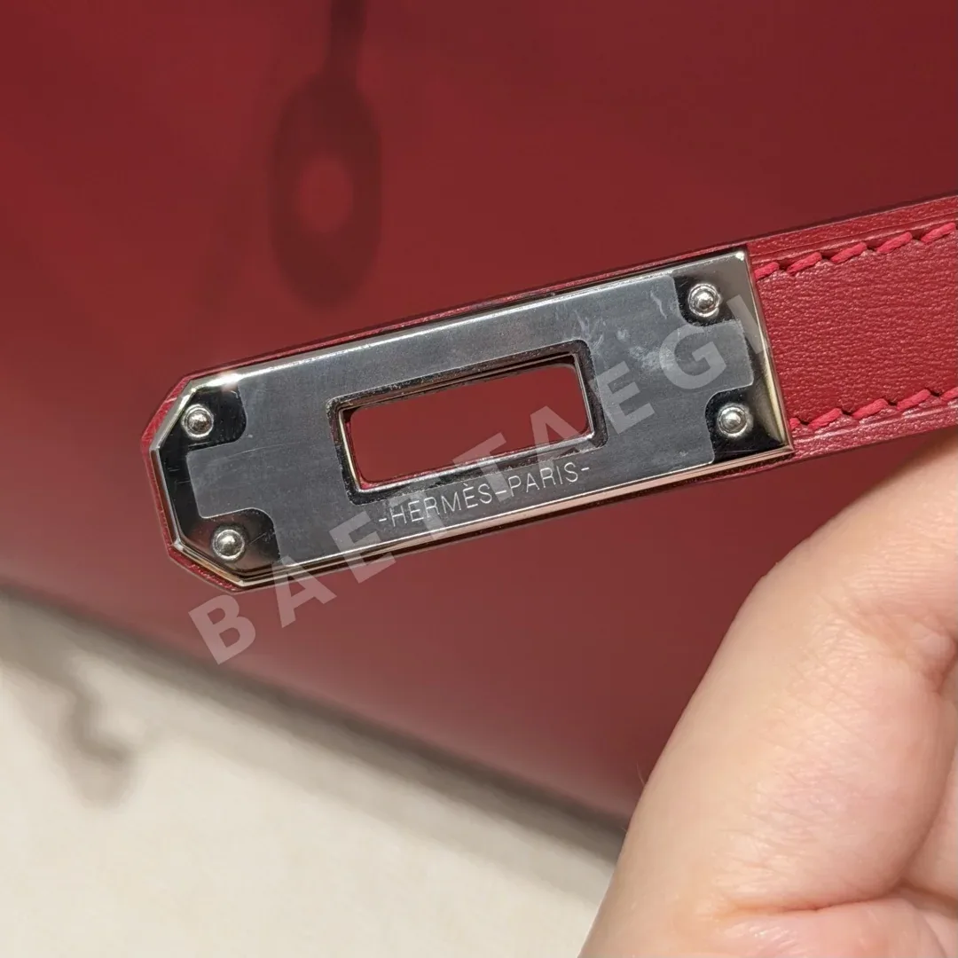 에르메스 켈리 엘란 실버 장식 언더암 가방 상세 이미지 8