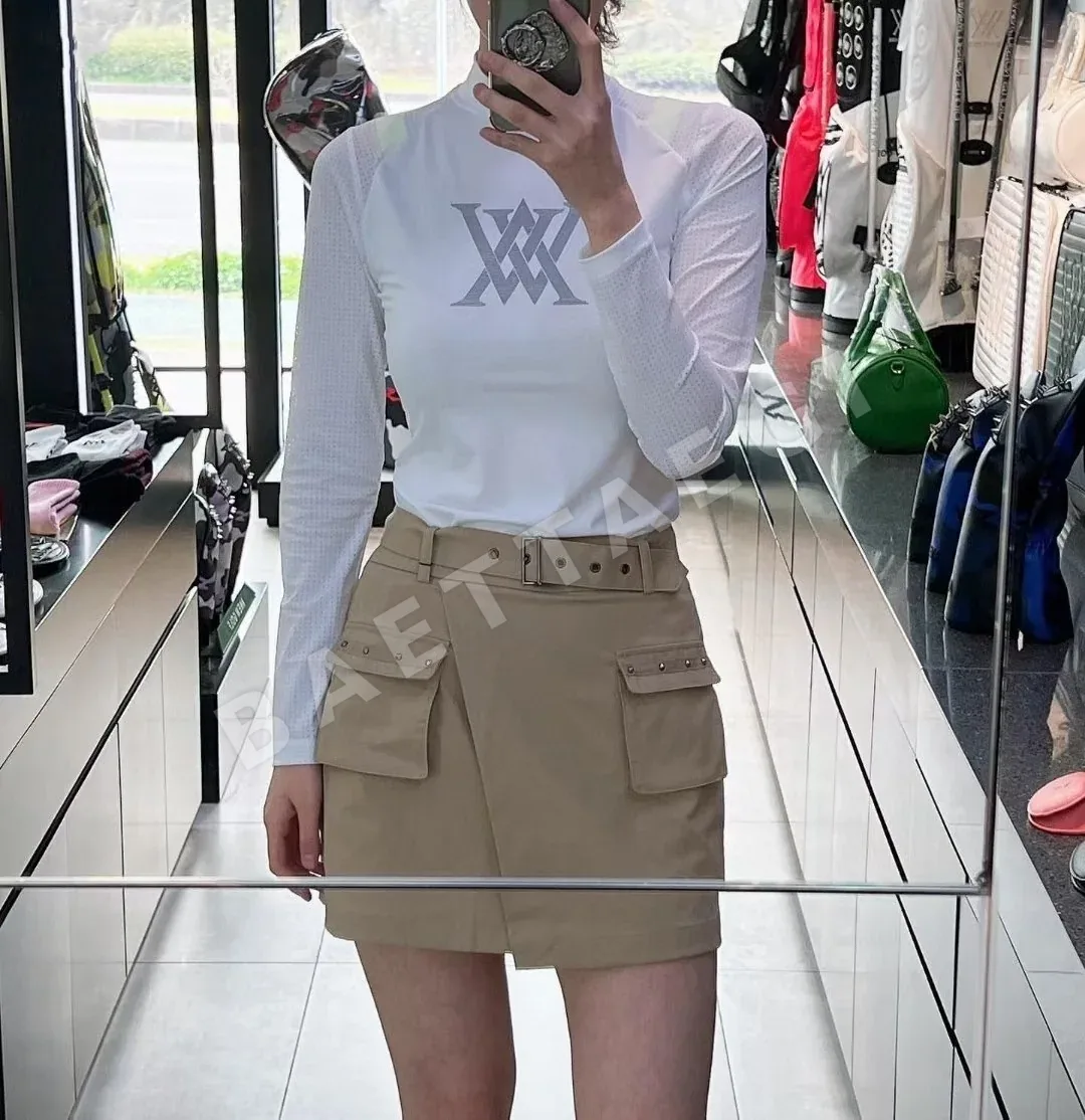 어뉴골프 여성 자외선 차단 베이스 레이어 긴팔 탑 상세 이미지 5