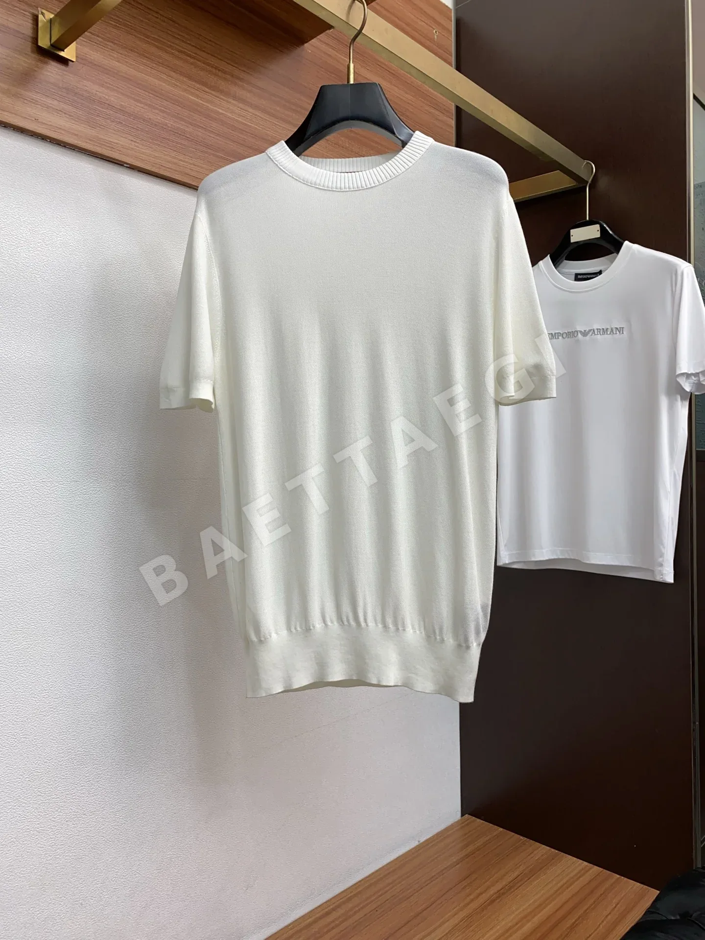 로로피아나 남성 크루넥 반팔 티셔츠 48017