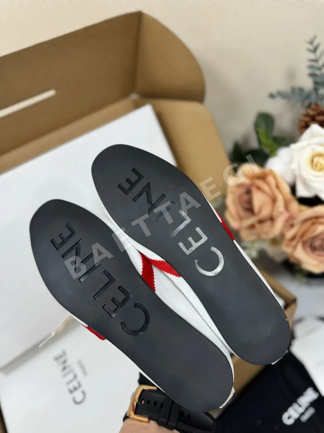 셀린느 레트로 컬러 블록 레이스업 트레이닝 슈즈 상세 이미지 7