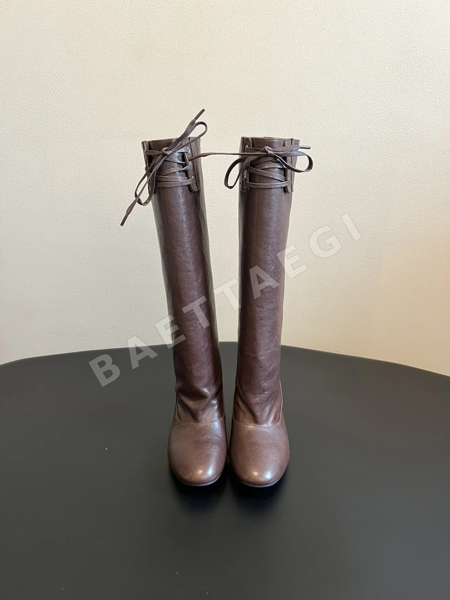팔로마 울 레이스업 로우힐 부츠 134520