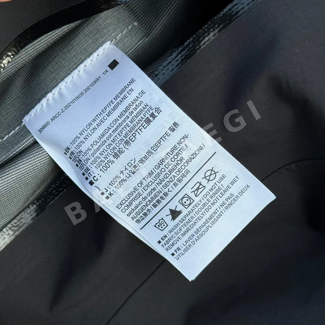아크테릭스 베타 자켓 블랙 200154 Arc'teryx Beta Jacket Black 상세 이미지 4
