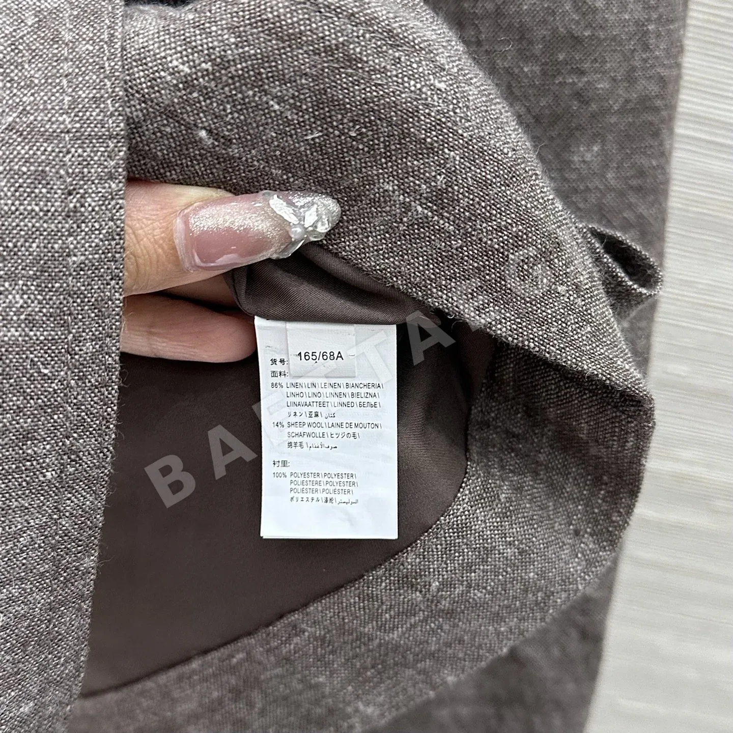 브루넬로쿠치넬리 린넨 벨트 자켓 상세 이미지 8