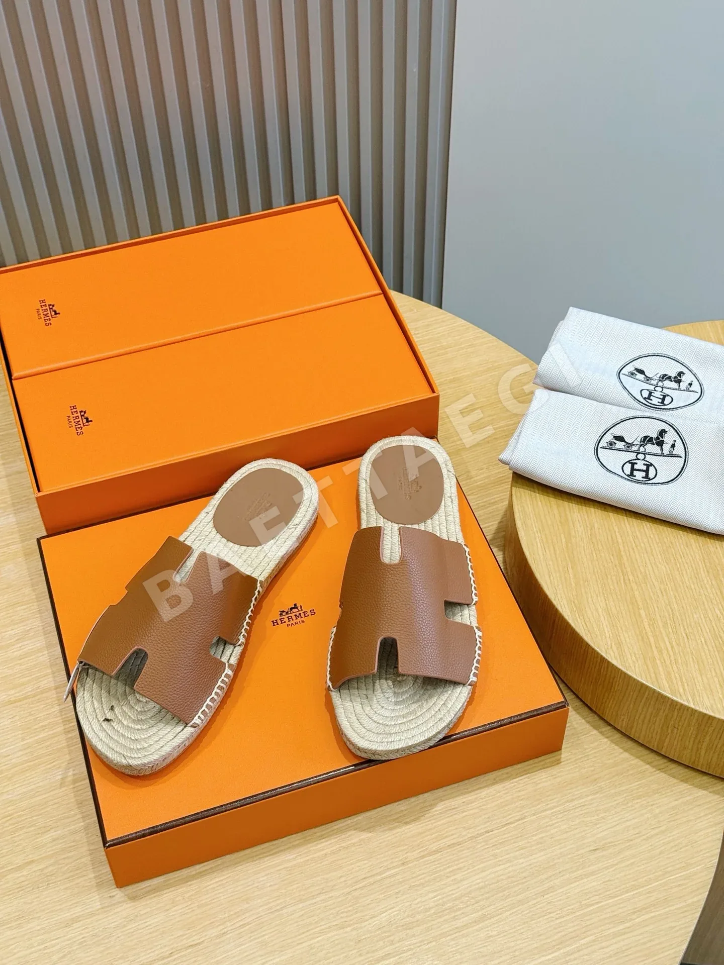 에르메스 안티구아 에스파드리유 샌들 105477