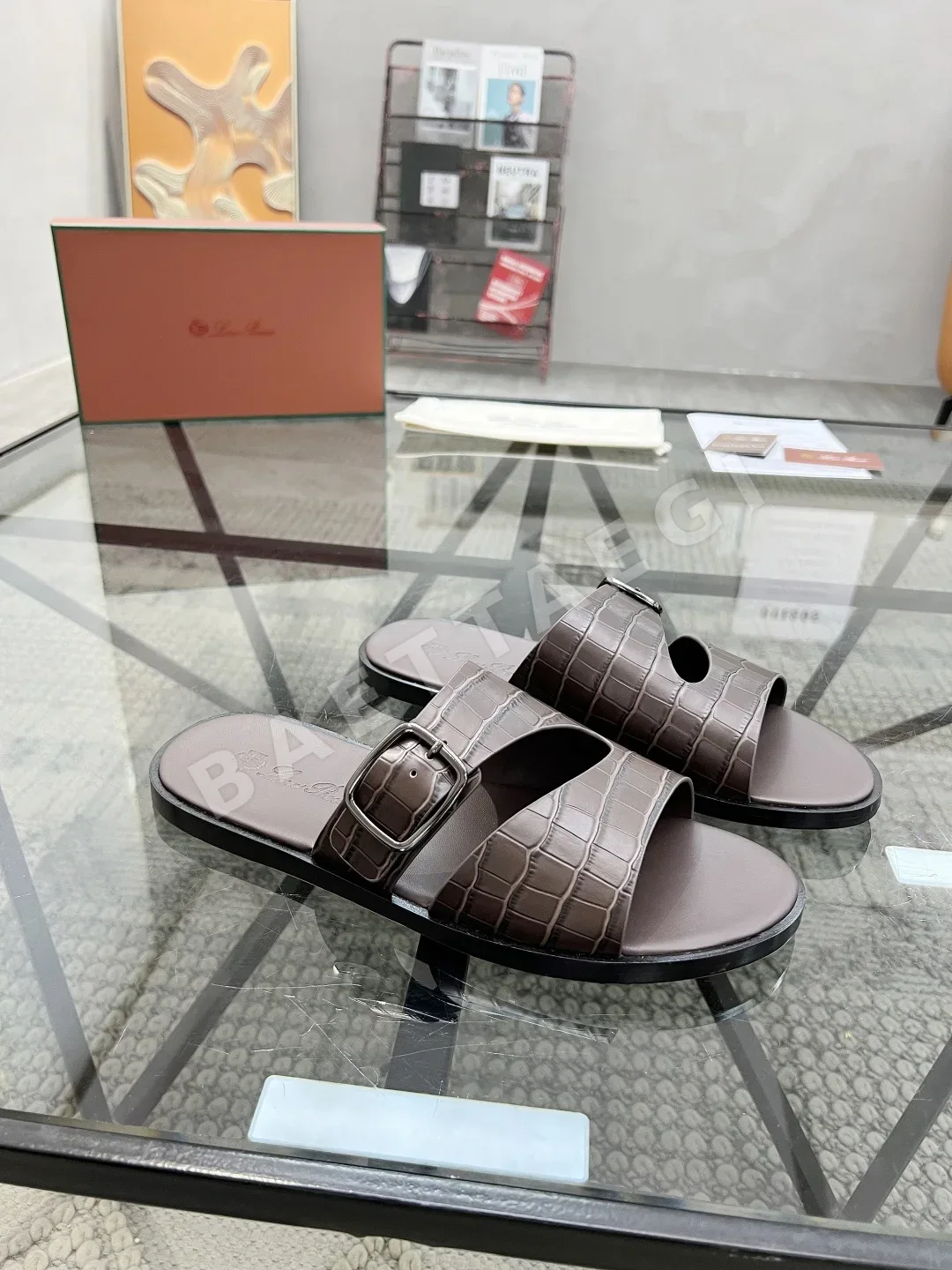 로로피아나 이탈리아 수입 소가죽 슬리퍼 상세 이미지 2
