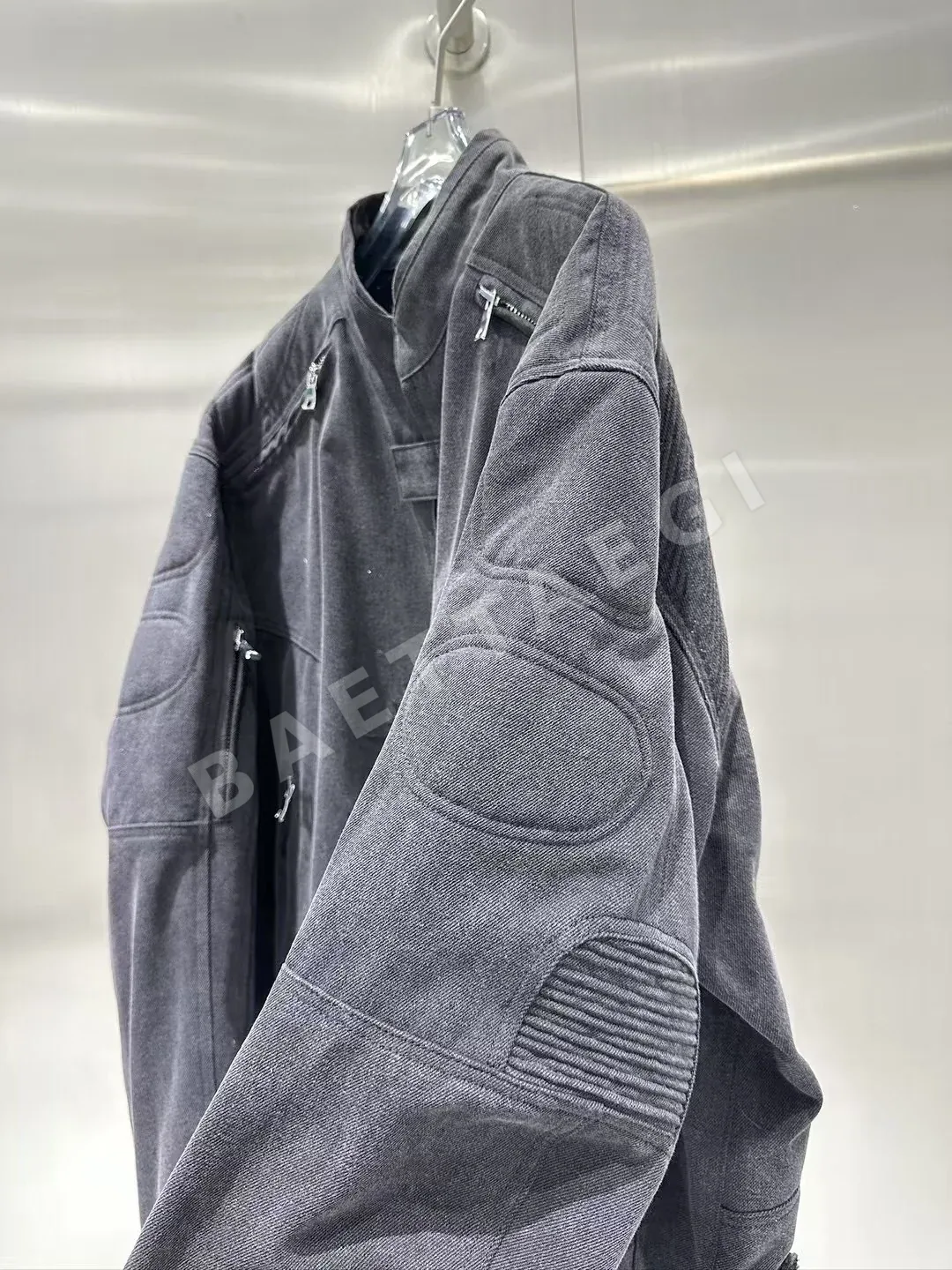 발렌시아가 가죽 바이커 자켓 상세 이미지 6