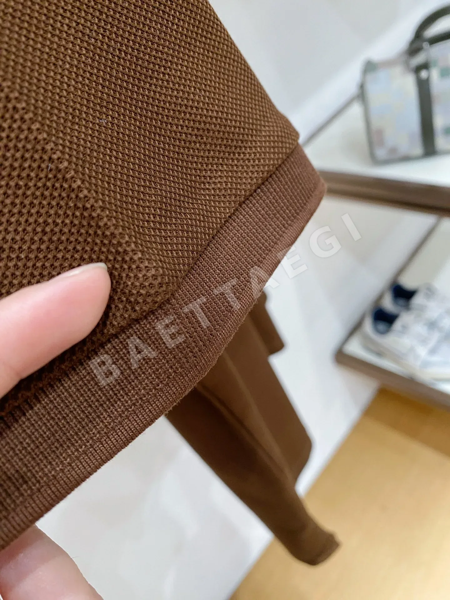 로로피아나 남성 메시 반팔셔츠 상세 이미지 7