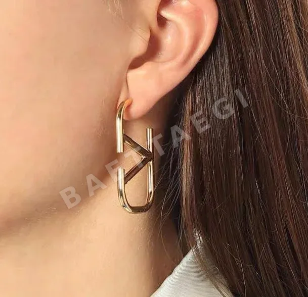 발렌티노 스무스 골드 귀걸이 상세 이미지 8