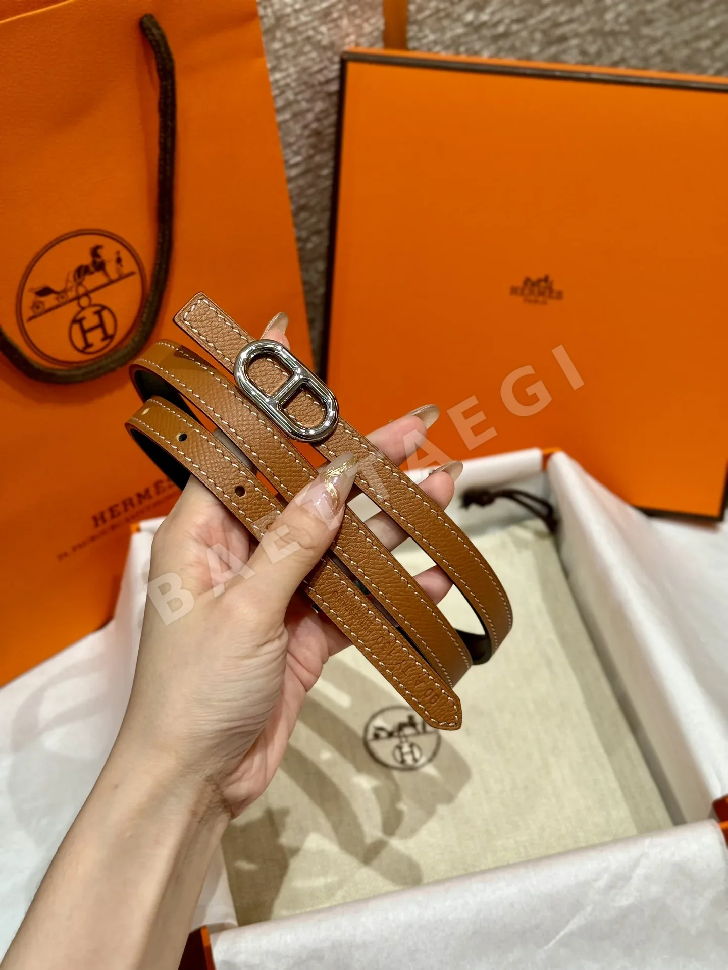 에르메스 셰느당크르 링크 금도금 벨트 상세 이미지 7