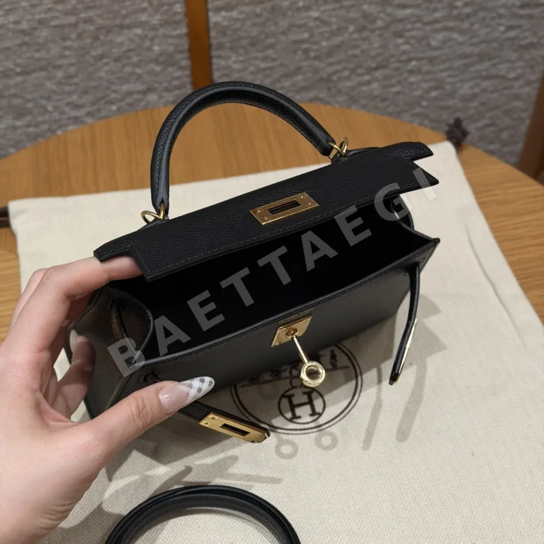 에르메스 미니 켈리 가죽 가방 상세 이미지 6