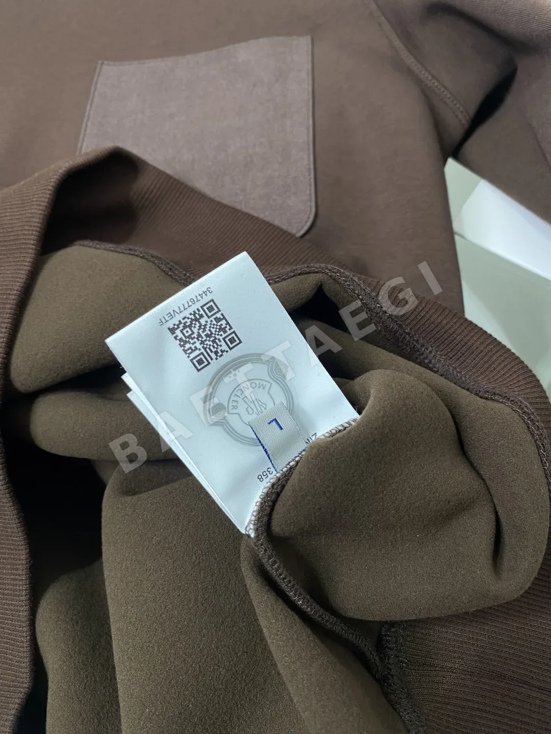 몽클레르 남성 가죽 패치 긴팔 스웨트셔츠 상세 이미지 8