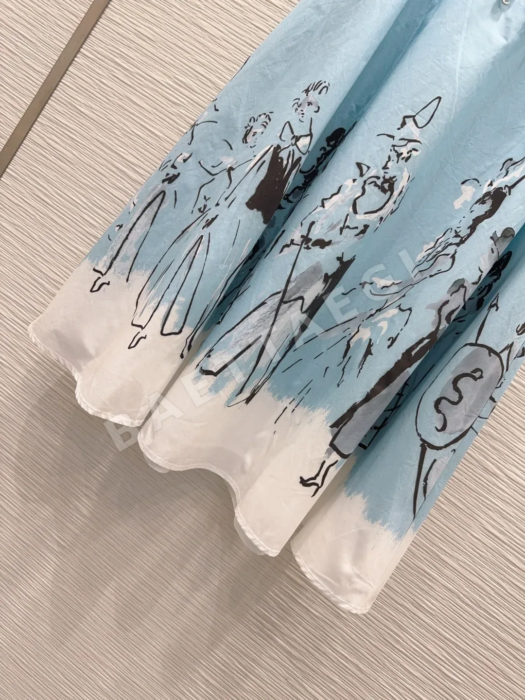 디올 여성 린넨 스커트 상세 이미지 7
