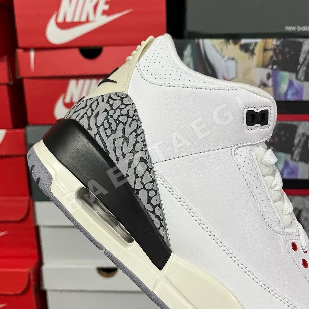 나이키 [GX] 조던 3 레트로 200975 Nike Jordan 3 Retro White Cement Reimagined 상세 이미지 16